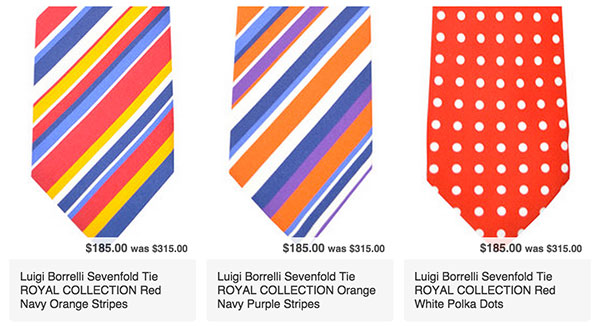 Luigi Borrelli Royal Collection Ties